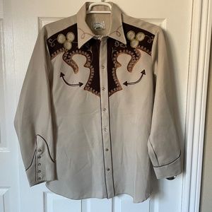 HBarC western dress shirt 17xl